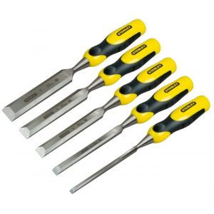 Stanley steekbeitelset Dynagrip 5 delig 6, 10, 15, 20 en 25 mm 2-16-888