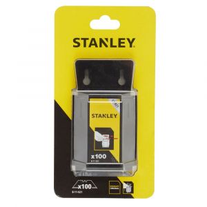 Stanley reserve mesjes 1992 zonder gaten set 100 stuks met dispenser 8-11-921
