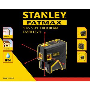 Stanley FatMax 5-puntslaser rood SPR5 FMHT1-77413