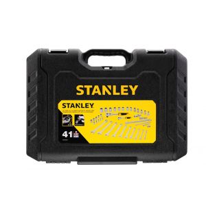Stanley dopsleutelset 1/4 inch en 1/2 inch en ringsteeksleutels 41 delig STMT82832-1