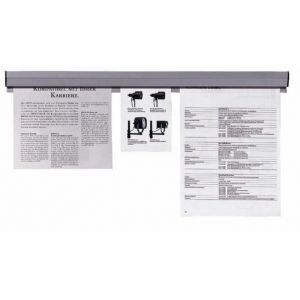 Orbis papierklemrail HxL 40x880 mm kunststof 961221