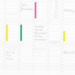 Orbis datumstroken voor jaarplanner HxB 90x120 cm zelfklevend 100507