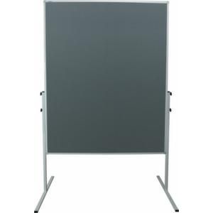 Orbis presentatiebord bord HxB 1500x1200 mm werkoppervlak vilt grijs metalen frame 100512