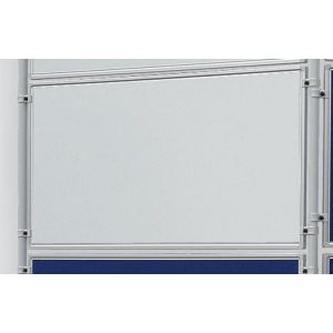 Orbis presentatiewand schrijfoppervlak HxB 60x120 cm aluminium frame 521915
