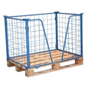 Orbis palletkooi 1200x800 mm nuttige hoogte 1200 mm draagvermogen per stapel 750 kg 1 lange zijde met greepopening 305868