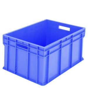 Orbis Euronorm stapelkrat PP HxLxB 315x600x400 mm wanden gesloten draagvermogen 50 kg blauw 574123