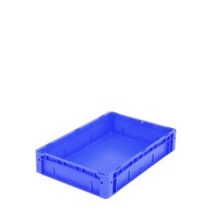 Orbis Euronorm stapelkrat PP HxLxB 120x600x400 mm wanden-bodem gesloten blauw 863073