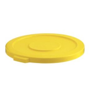 Orbis deksel kunststof voor ronde vuilnisemmer 75 L diameter 495 mm geel 658096