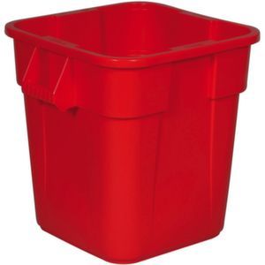 Orbis afvalcontainer 106 L H x diameter 580x550 mm hoekig,PE rood 500320