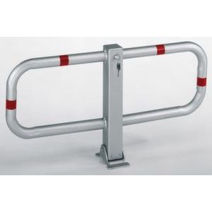 Orbis parkeerbeugel staal BxH (b.m.)950x450 mm met pluggen te bevestigen voor driekantslot vuurverzinkt 438293