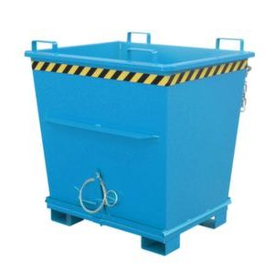 Orbis bodemklepcontainer HxBxD 1271x1040x1200 mm 1,0 m3 draagvermogen 2000 kg RAL 5012 906857