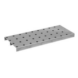 Orbis vlak met gaten voor opvangbak voor kleinemballage RVS HxBxD 60x940x370 mm opvangvolume 20 L 522489