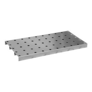 Orbis vlak met gaten voor opvangbak voor kleinemballage RVS HxBxD 60x940x470 mm opvangvolume 25 L 522490