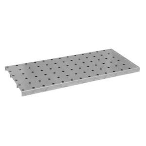 Orbis vlak met gaten voor opvangbak voor kleinemballage RVS HxBxD 60x1390x600 mm opvangvolume 40 L 522493