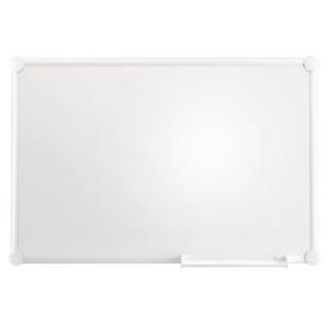 Orbis whiteboard HxB 90x120 cm kunststof magneethoudend lijst aluminium wit 527427