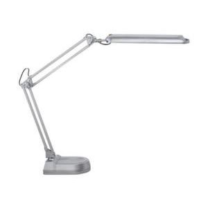 Orbis bureaulamp arm L 670 mm 6500 kelvin tafelvoet werkpositie H 450 mm zilver 527822