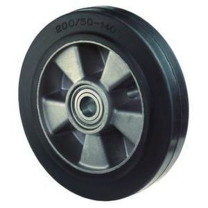 Orbis reservewiel draagvermogen 450 kg elastische banden LxD 60x20 mm aluminium velg 503851