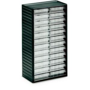 Orbis magazijnunit voor standaard PP-behuizing HxBxD 550x310x180 mm 24 laden maat 3 503022