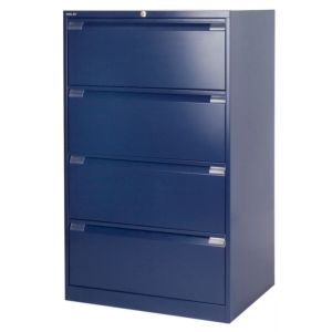 Orbis hangmappenkast HxBxD 1321x800x622 mm 4 laden 2 mappenframes per lade oxfordblauww 506173