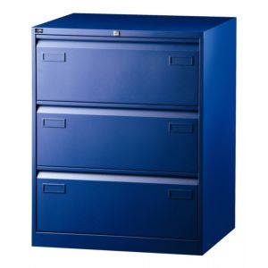 Orbis hangmappenkast HxBxD 1016x800x622 mm 3 laden 2 mappenframes per lade oxfordblauw 528061