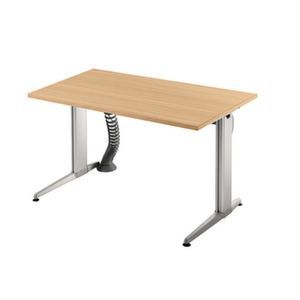 Orbis bureau C-onderstel HxBxD 720-1190x1200x800 mm electrisch in hoogte verstelbaar beuken 529319