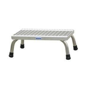 Orbis montagetrap aluminium H 0,2 m 1 trede met platform treden rooster 203430