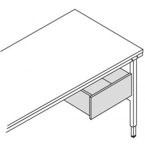 Orbis stalen lade voor paktafelsysteem 2000 HxBxD 150x520x500 mm met slot rechts of links te monteren 520936