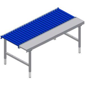 Orbis tafel voor paktafelsysteem 2000 HxBxD 690-960x1955x920 mm met werkblad en rollenbaan 520914