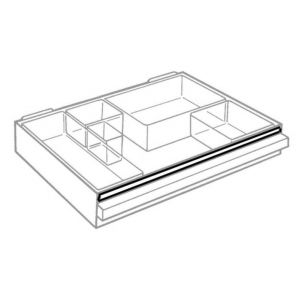 Orbis magazijnunit staalplaat behuizing HxBxD 440x360x250 mm 6 lades 525042