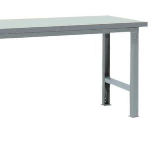 Orbis werktafel aanbouw LxBxH 1250x750x835 mm melaminehars werkblad 25 mm draagvermogen 1500 kg RAL 7035 590505