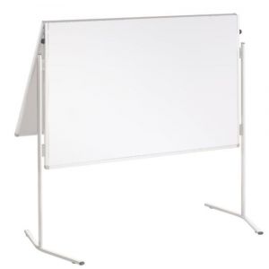 Orbis presentatiebord bord HxB 750x1200 mm inklapbaar presentatiebord karton wit met snelvergrendeling 963078