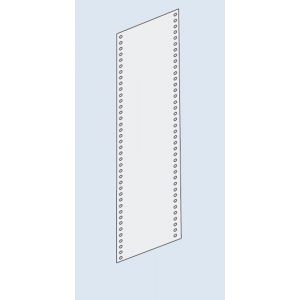 Orbis zijwand voor inhaakstelling HxD 2500x400 mm staalplaat RAL 7035 589437