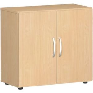 Orbis kast met openslaande deuren HxBxD 752x800x420 mm 2 ordnerhoogtes beuken 401458