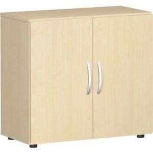 Orbis kast met openslaande deuren HxBxD 752x800x420 mm 2 ordnerhoogtes esdoorn 401459