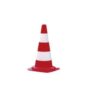 Orbis overdag reflecterende pylon H 500 mm PVC rood-wit 885688