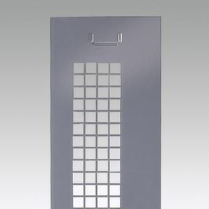 Orbis geperforeerde deur (vierkante gaten) gestanste etikethouder 407079
