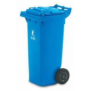 Orbis vuilcontainer PE 80 L HxBxD 930x448x530 mm met wielen blauw 369033