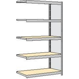 Orbis spaanplaat inhaakstelling aanbouwveld HxBxD 2000x1285x426 mm 5 etages draagvermogen 250 kg verzinkt 525275