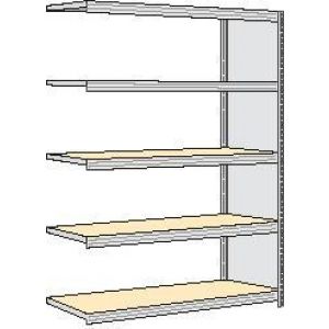 Orbis spaanplaat inhaakstelling aanbouwveld HxBxD 2000x1695x426 mm 5 etages draagvermogen 250 kg verzinkt 525277