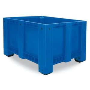 Orbis stapelcontainer PE HxBxD 760x1200x1000 mm 610 L 4 poten blauw 845424