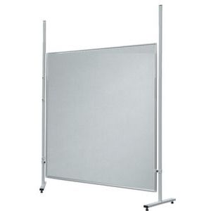 Orbis presentatiewand schrijfoppervlak HxB 120x120 cm aluminium frame 521917