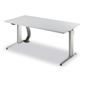 Orbis bureau C-onderstel HxBxD 720-1190x1800x800 mm electrisch in hoogte verstelbaar grijs 529324