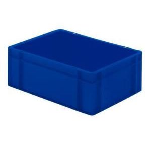 Orbis Euronorm-stapelbak 33 L HxLxB 175x600x400 mm wanden-bodem gesloten blauw 204153