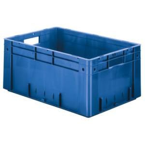 Orbis Euronorm stapelkrat HxLxB 270x600x400 mm 50 L wanden-bodem gesloten blauw 509544