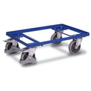 Orbis dolly voor Euronormbakken laadvlak LxB 605x410 mm draagvermogen 250 kg open frame 402042