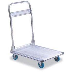 Orbis platformwagen aluminium vouwbaar draagvermogen 150 kg laadvlak LxB 750x480 mm massief rubberen banden 400749