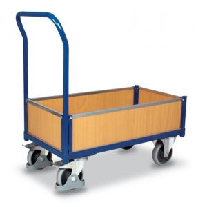 Orbis platformwagen draagvermogen 500 kg laadvlak LxB 1200x760 mm met bak RAL 5010 203020