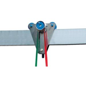 Orbis aluminium snelbouw portaalkraan draagvermogen 1 T nuttige B 4000 mm stationair klapbaar 999337