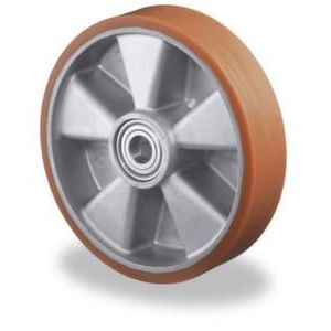 Orbis wiel PU-band aluminium velg DxB 125x50 mm draagvermogen 450 kg 503641