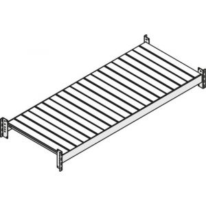 Orbis etage LxD 1350x800 mm vaklast 400 kg veldlast 3900/6200 kg met stalen legborden 2 traversen 509286